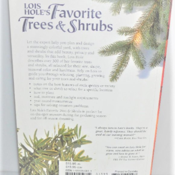 Lois Hole's Favorite TREES & SHRUBS Add Privacy Versatility To Yard - Picture 6 of 6